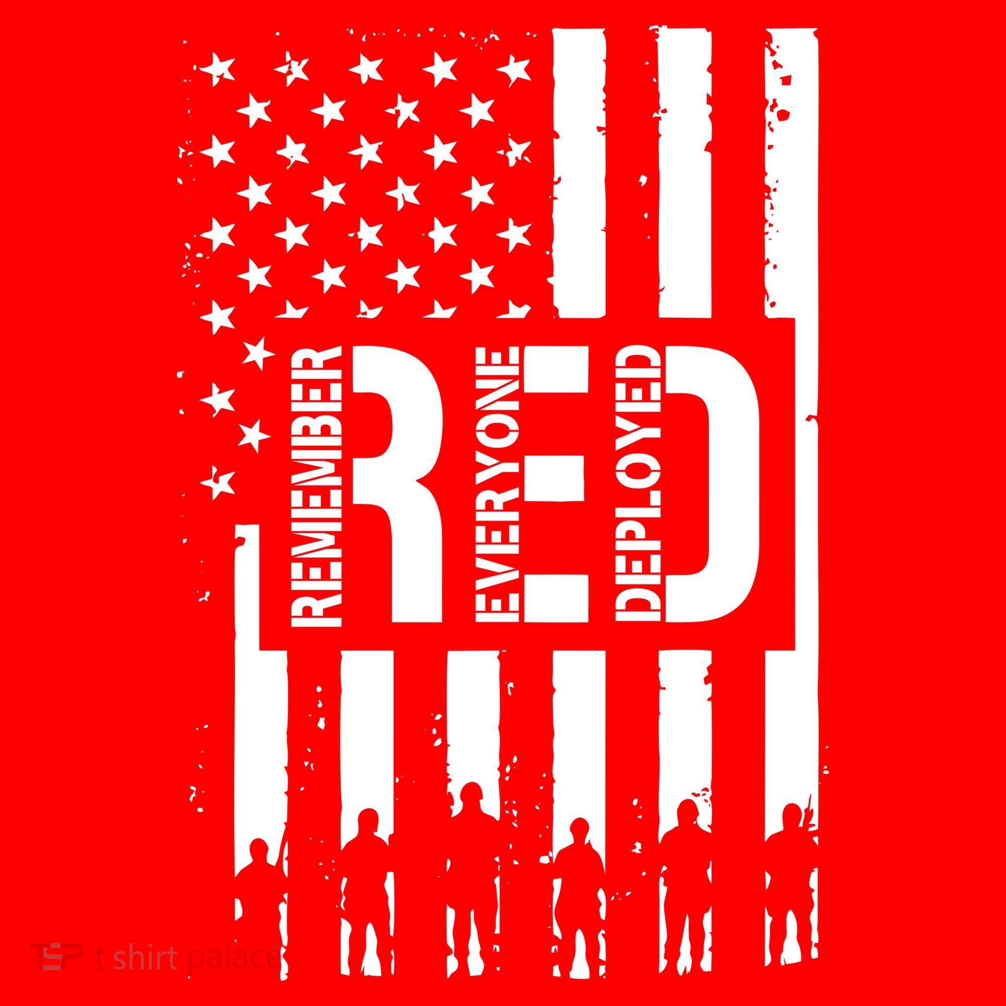 R.E.D Remember Everyone Deployed Red Friday Women's Tank Top