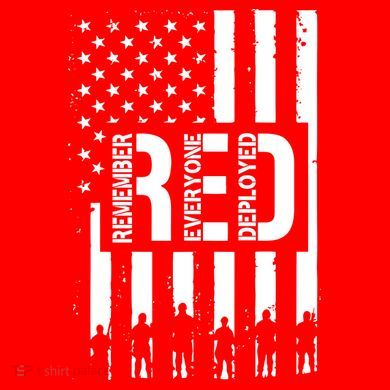 R.E.D Remember Everyone Deployed Red Friday Toddler Long Sleeve Shirt