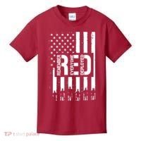 R.E.D Remember Everyone Deployed Red Friday Kids T-Shirt thumb 0