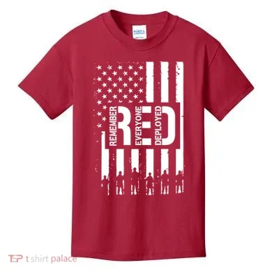 R.E.D Remember Everyone Deployed Red Friday Kids T-Shirt