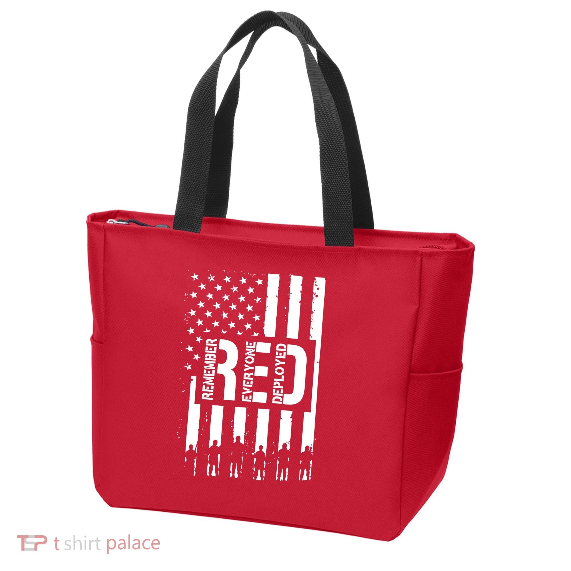 R.E.D Remember Everyone Deployed Red Friday Tote Bag