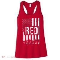 R.E.D Remember Everyone Deployed Red Friday Flag Women's Tank Top thumb 0