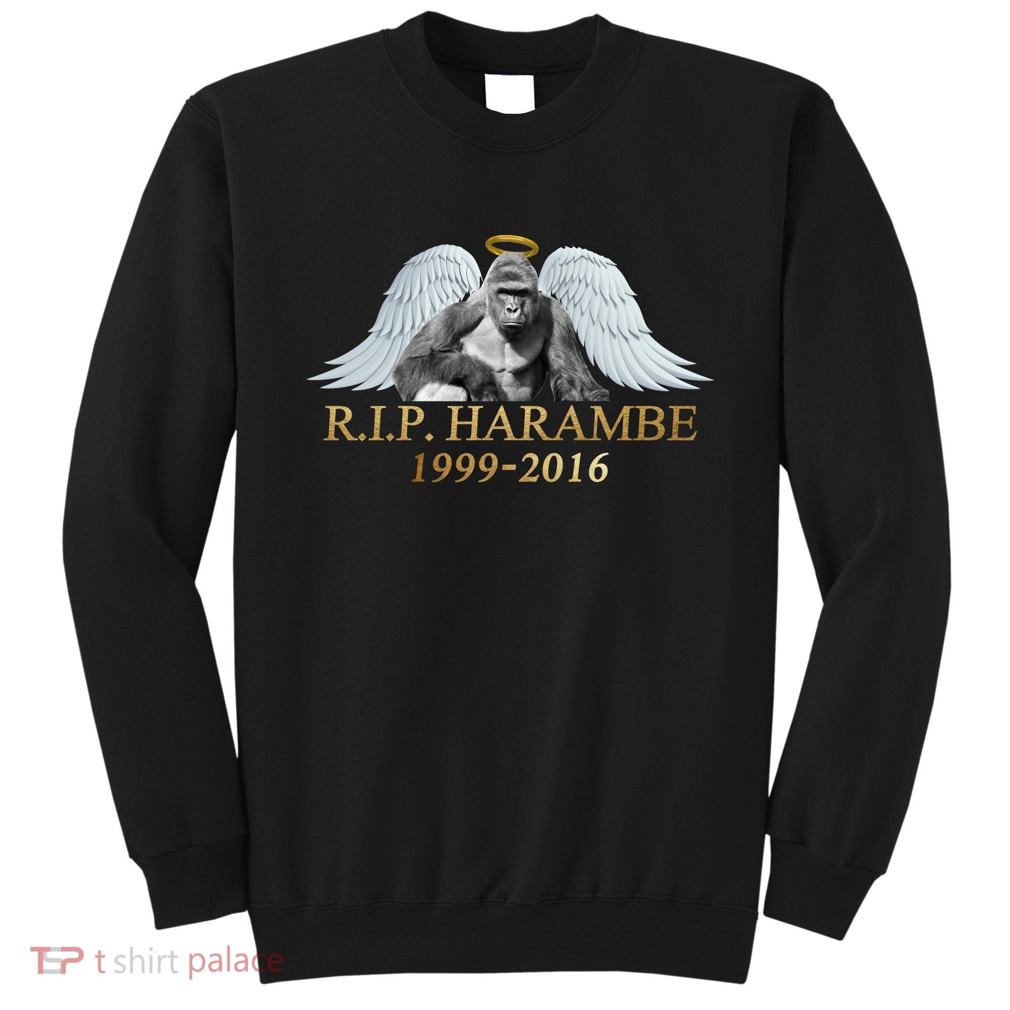 R.I.P. Harambe Our Angel In Heaven 1999-2016 Sweatshirt