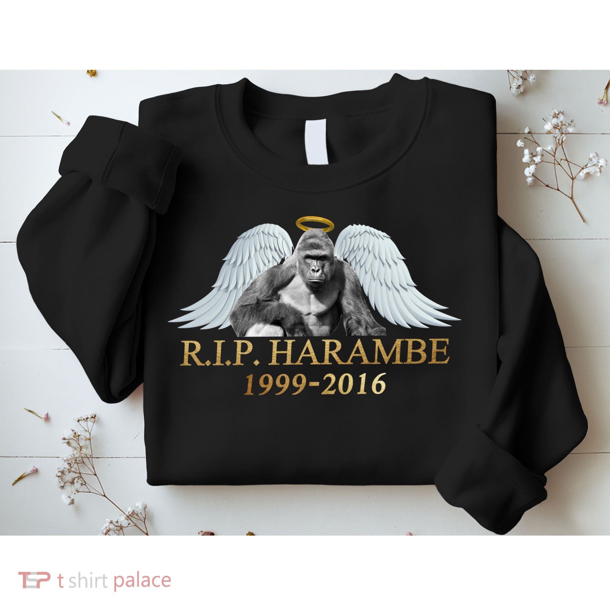 R.I.P. Harambe Our Angel In Heaven 1999-2016 Sweatshirt