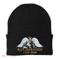 R.I.P. Harambe Our Angel In Heaven 1999-2016 Beanie thumb 0