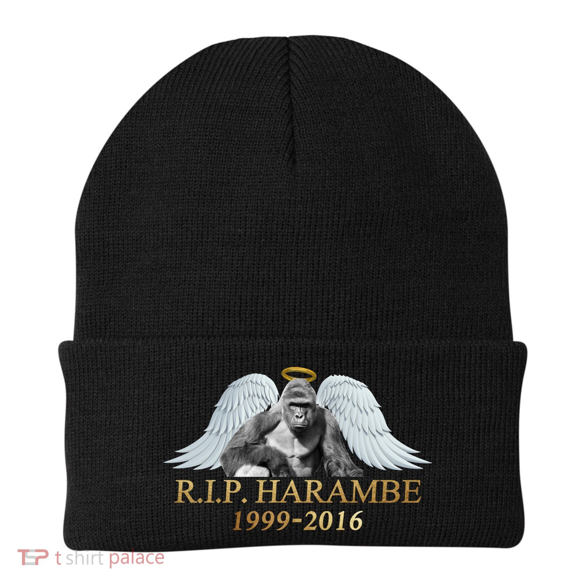 R.I.P. Harambe Our Angel In Heaven 1999-2016 Beanie