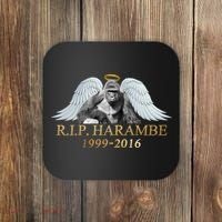 R.I.P. Harambe Our Angel In Heaven 1999-2016 Coaster thumb 0