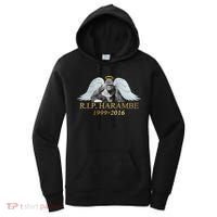 R.I.P. Harambe Our Angel In Heaven 1999-2016 Women's Hoodie thumb 0