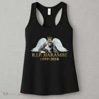 R.I.P. Harambe Our Angel In Heaven 1999-2016 Women's Tank Top thumb 3