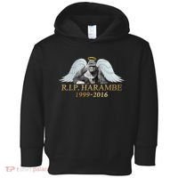 R.I.P. Harambe Our Angel In Heaven 1999-2016 Toddler Hoodie thumb 0
