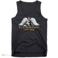 R.I.P. Harambe Our Angel In Heaven 1999-2016 Tank Top thumb 0