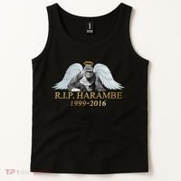 R.I.P. Harambe Our Angel In Heaven 1999-2016 Tank Top thumb 2