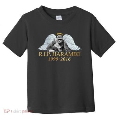 R.I.P. Harambe Our Angel In Heaven 1999-2016 Toddler T-Shirt
