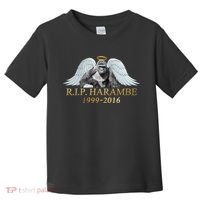 R.I.P. Harambe Our Angel In Heaven 1999-2016 Toddler T-Shirt thumb 0