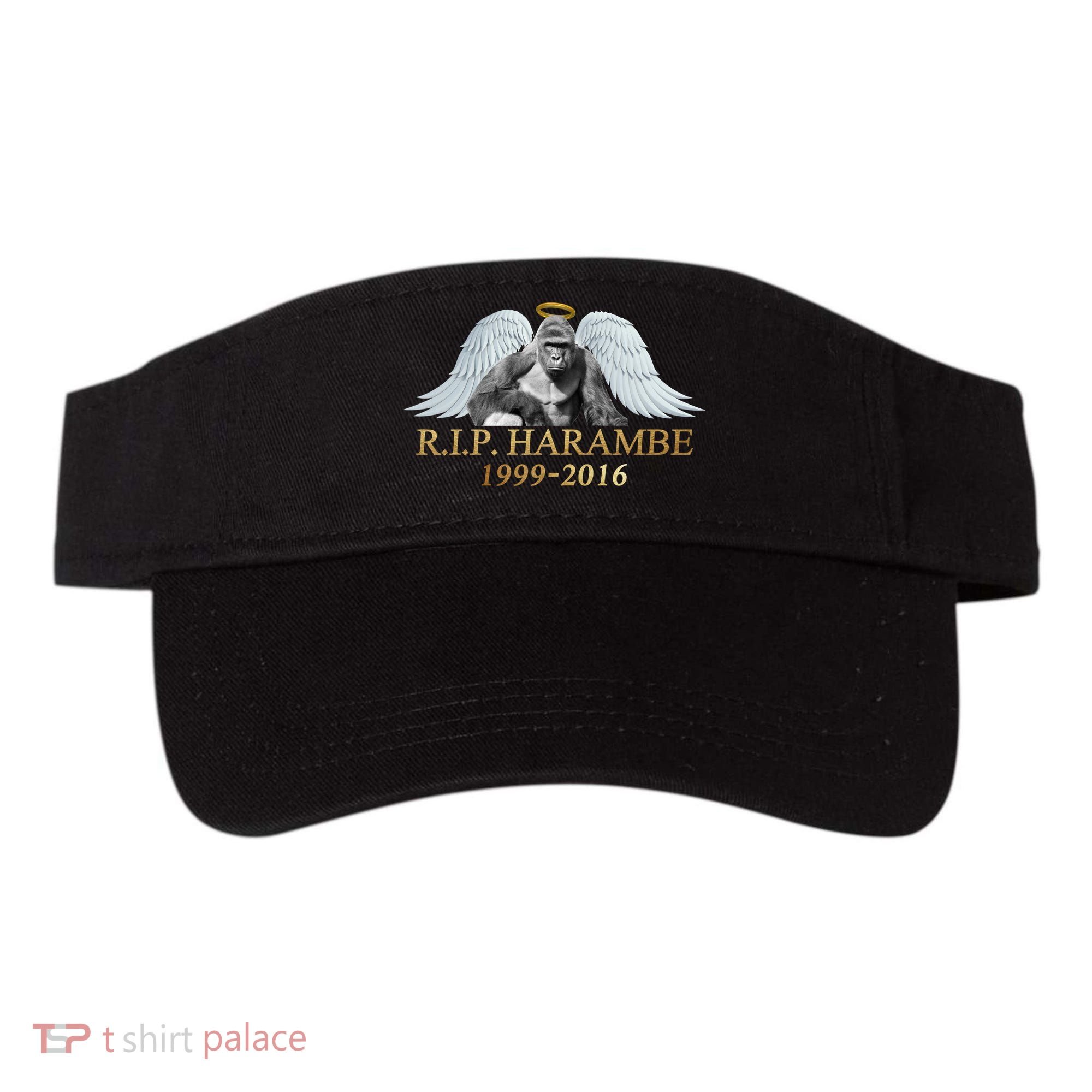 R.I.P. Harambe Our Angel In Heaven 1999-2016 Visor