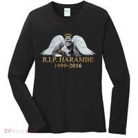 R.I.P. Harambe Our Angel In Heaven 1999-2016 Women's Long Sleeve Shirt thumb 0