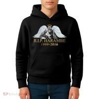 R.I.P. Harambe Our Angel In Heaven 1999-2016 Kids Hoodie thumb 4