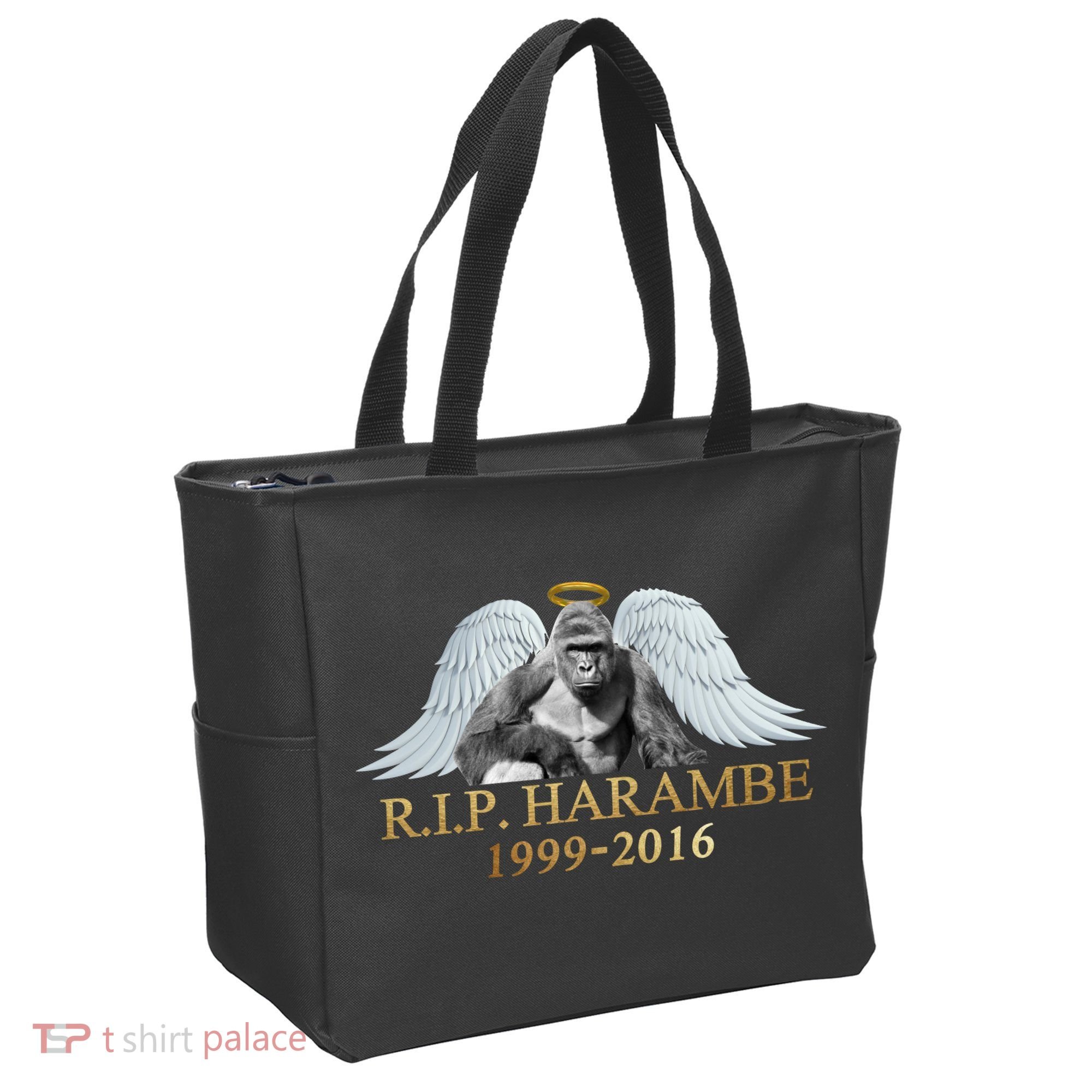 R.I.P. Harambe Our Angel In Heaven 1999-2016 Tote Bag