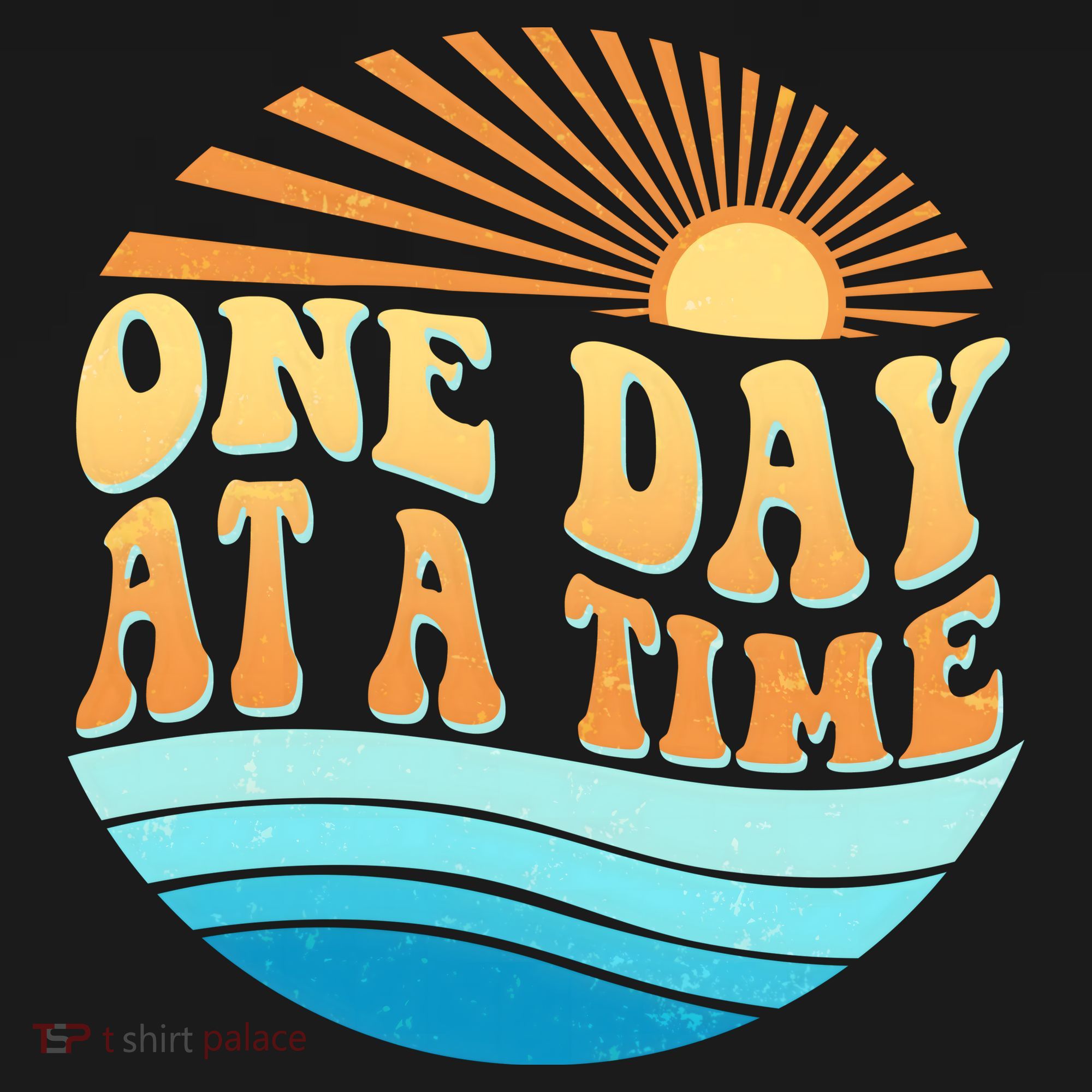 Retro 1960s 70s One Day At A Time Mental Health Awareness Women's Tank Top