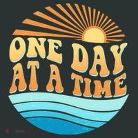 Retro 1960s 70s One Day At A Time Mental Health Awareness T-Shirt thumb 7