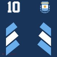Retro 10 Argentina Jersey Argentinian Soccer Flag Women's Hoodie thumb 2