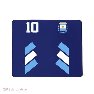 Retro 10 Argentina Jersey Argentinian Soccer Flag Mousepad
