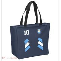 Retro 10 Argentina Jersey Argentinian Soccer Flag Tote Bag thumb 2