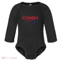 Retro 1968 Bobby Kennedy Rfk Robert Kennedy Baby Long Sleeve Bodysuit thumb 0