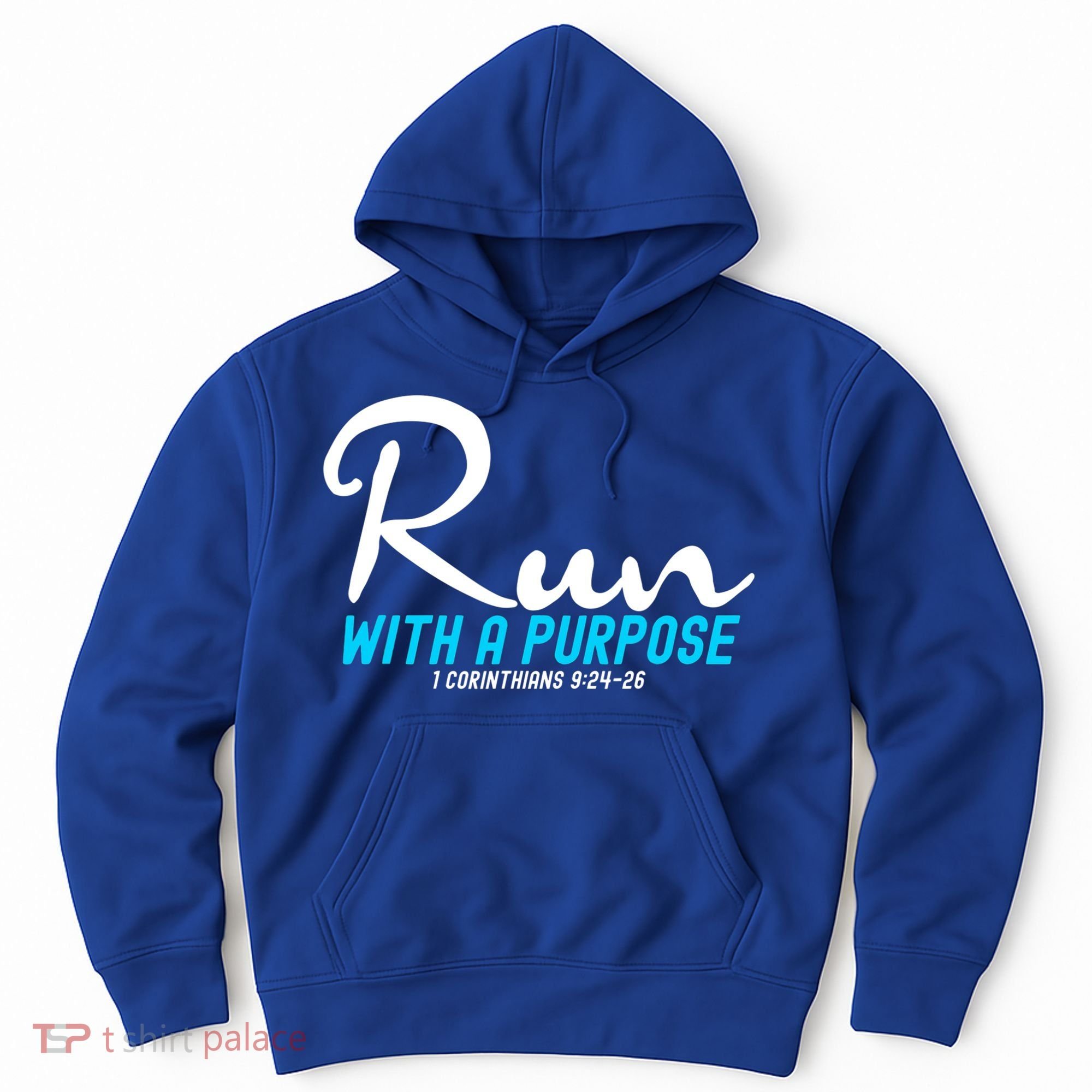 Retro 1 Corinthians 924 26 Run With A Purpose Hoodie