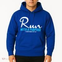 Retro 1 Corinthians 924 26 Run With A Purpose Hoodie thumb 2