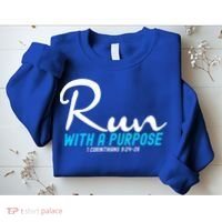 Retro 1 Corinthians 924 26 Run With A Purpose Sweatshirt thumb 2