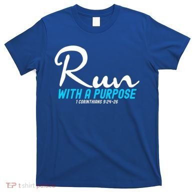 Retro 1 Corinthians 924 26 Run With A Purpose T-Shirt