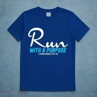 Retro 1 Corinthians 924 26 Run With A Purpose T-Shirt thumb 5