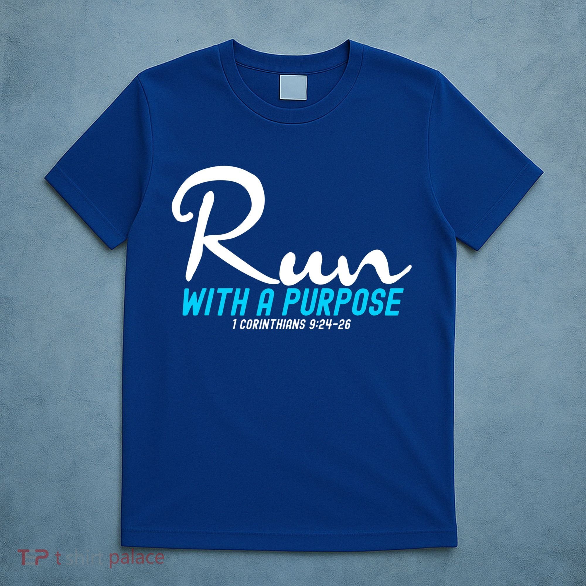 Retro 1 Corinthians 924 26 Run With A Purpose T-Shirt