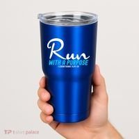 Retro 1 Corinthians 924 26 Run With A Purpose Tumbler thumb 2