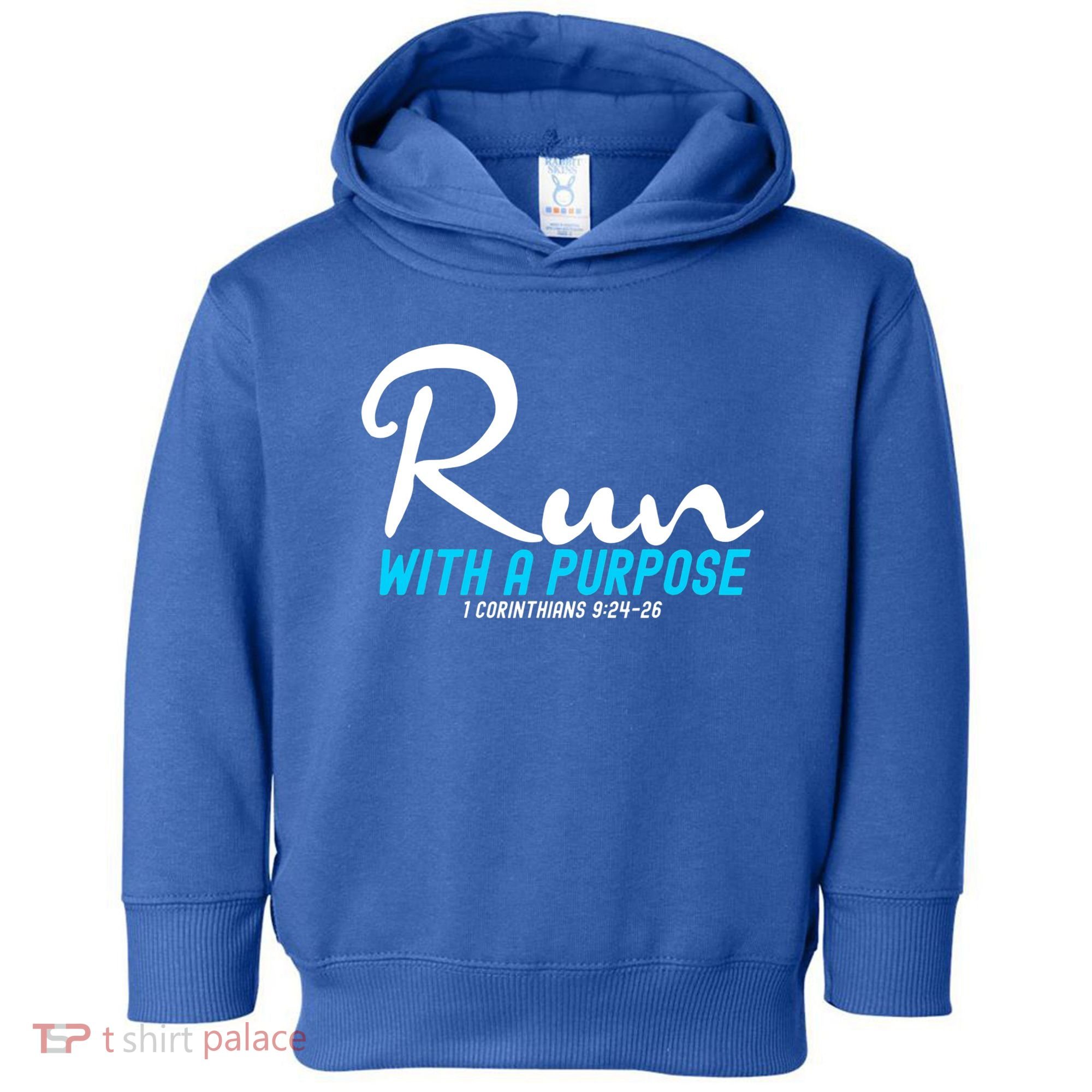 Retro 1 Corinthians 924 26 Run With A Purpose Toddler Hoodie