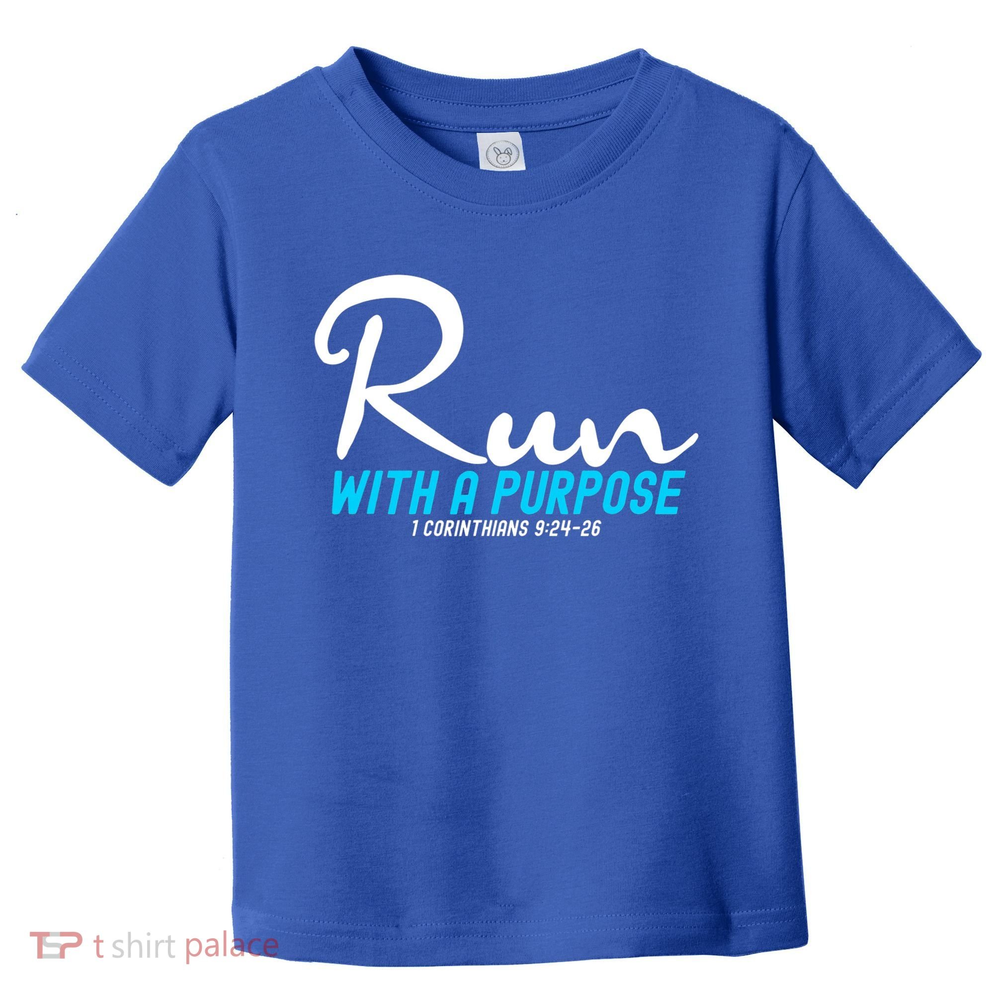 Retro 1 Corinthians 924 26 Run With A Purpose Toddler T-Shirt
