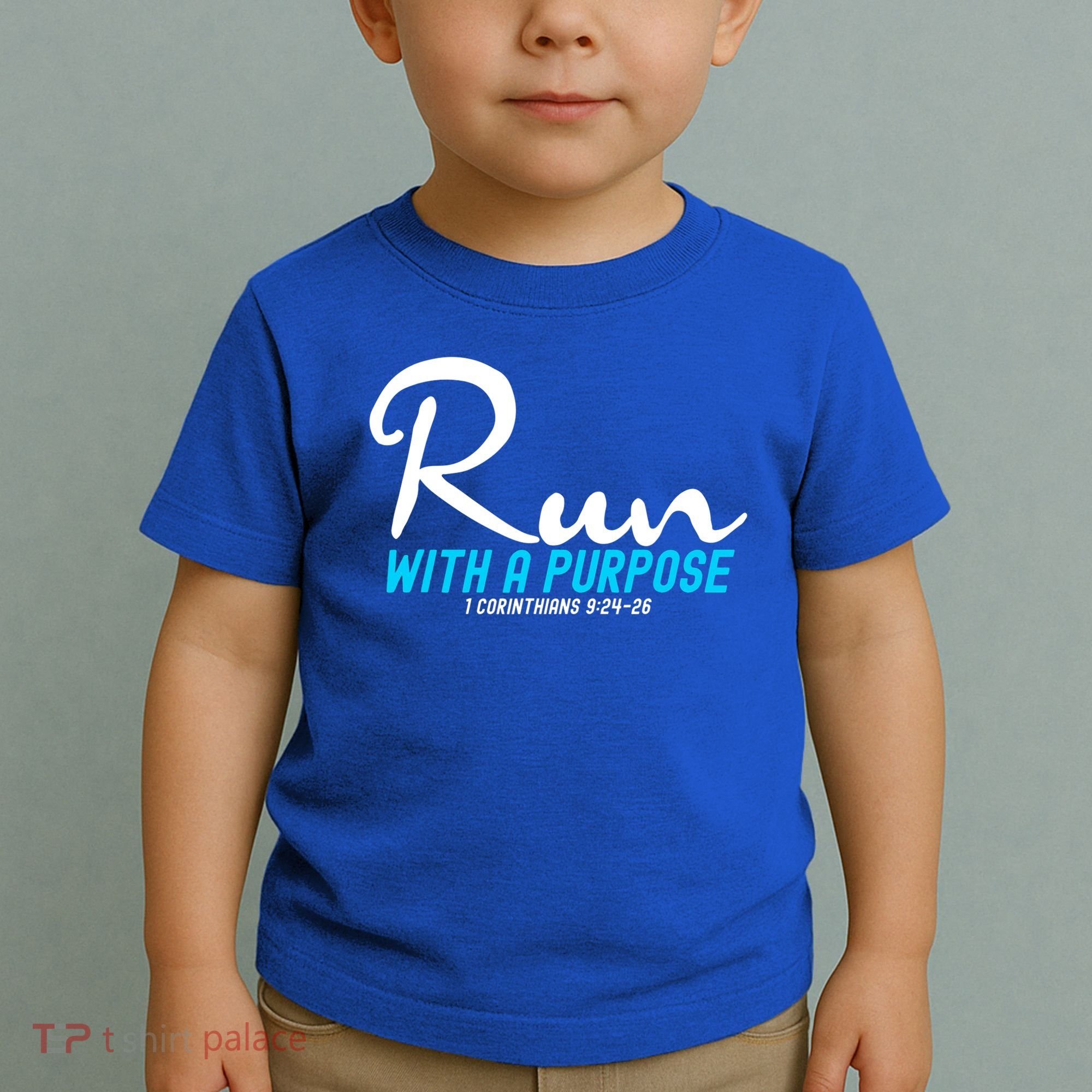 Retro 1 Corinthians 924 26 Run With A Purpose Toddler T-Shirt