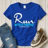 Retro 1 Corinthians 924 26 Run With A Purpose Women's T-Shirt thumb 3