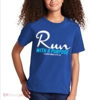 Retro 1 Corinthians 924 26 Run With A Purpose Kids T-Shirt thumb 2