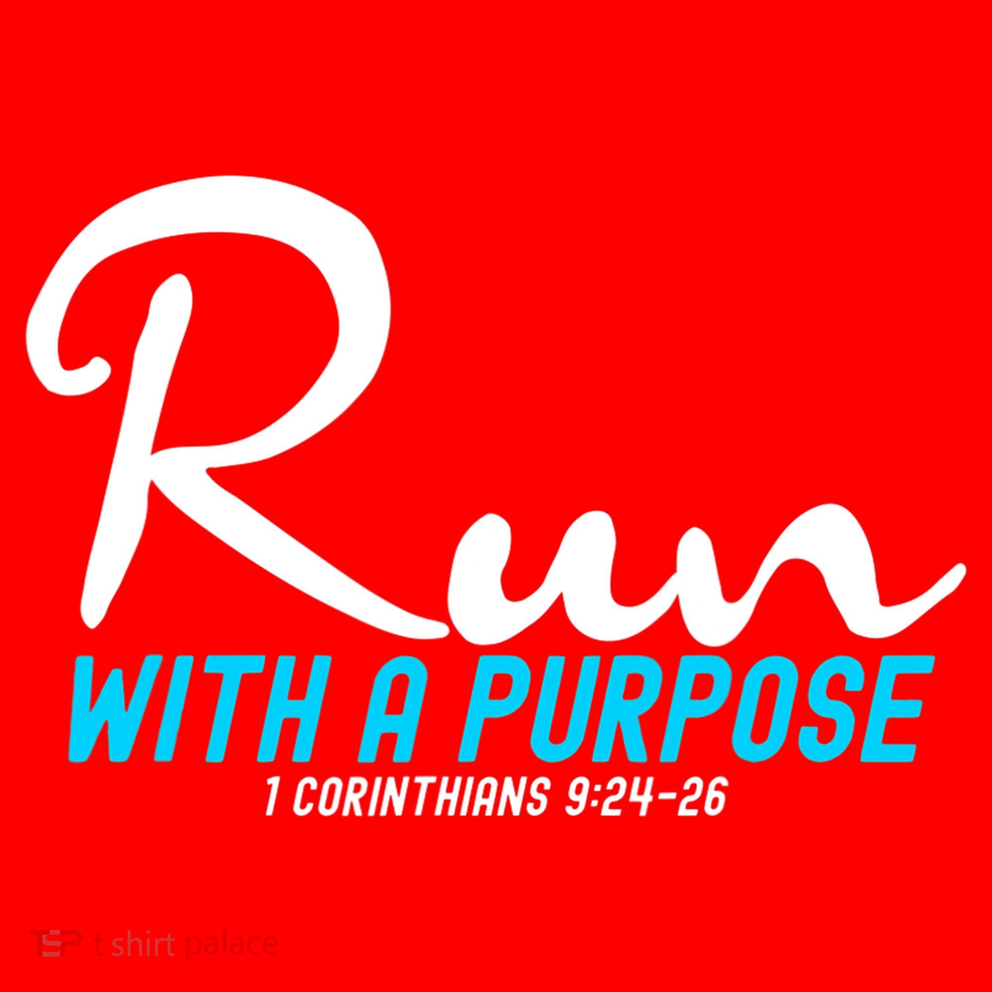 Retro 1 Corinthians 924 26 Run With A Purpose Santa Hat