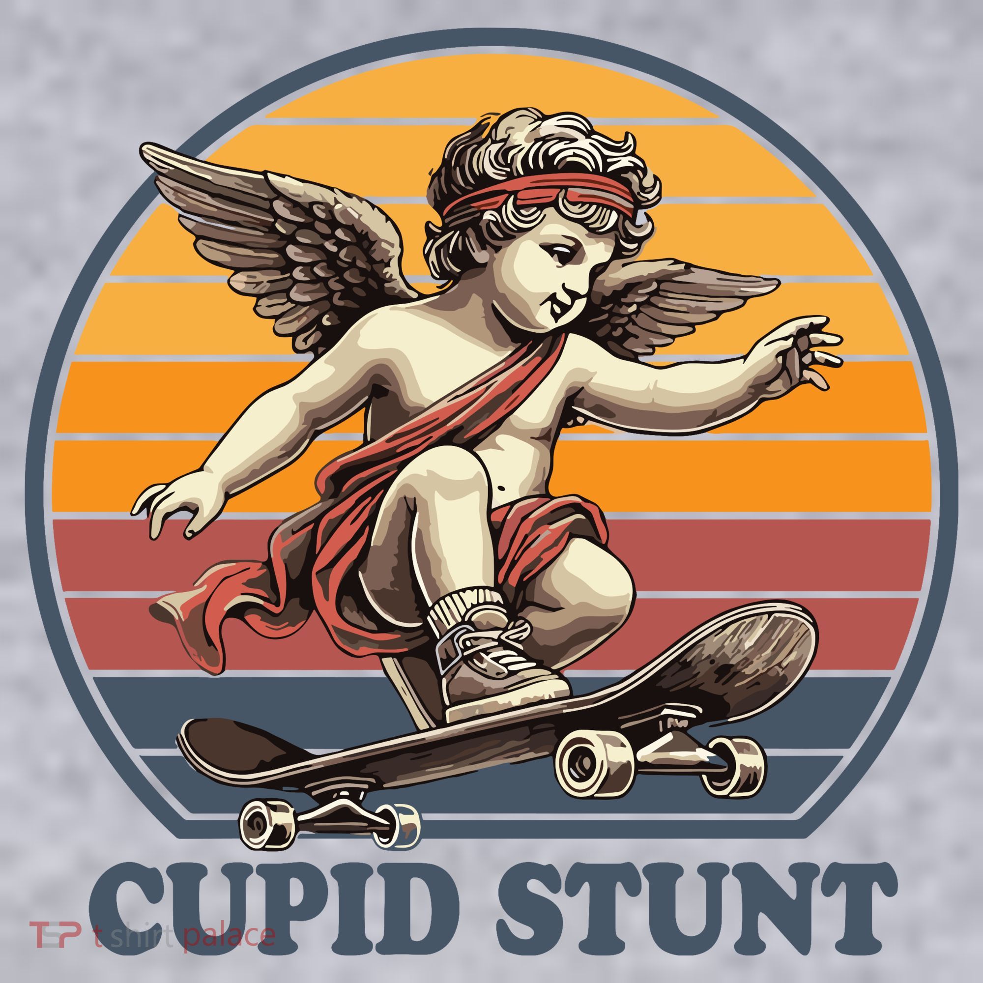 Retro 1970S Cupid Stunt Women's Sweatshirt