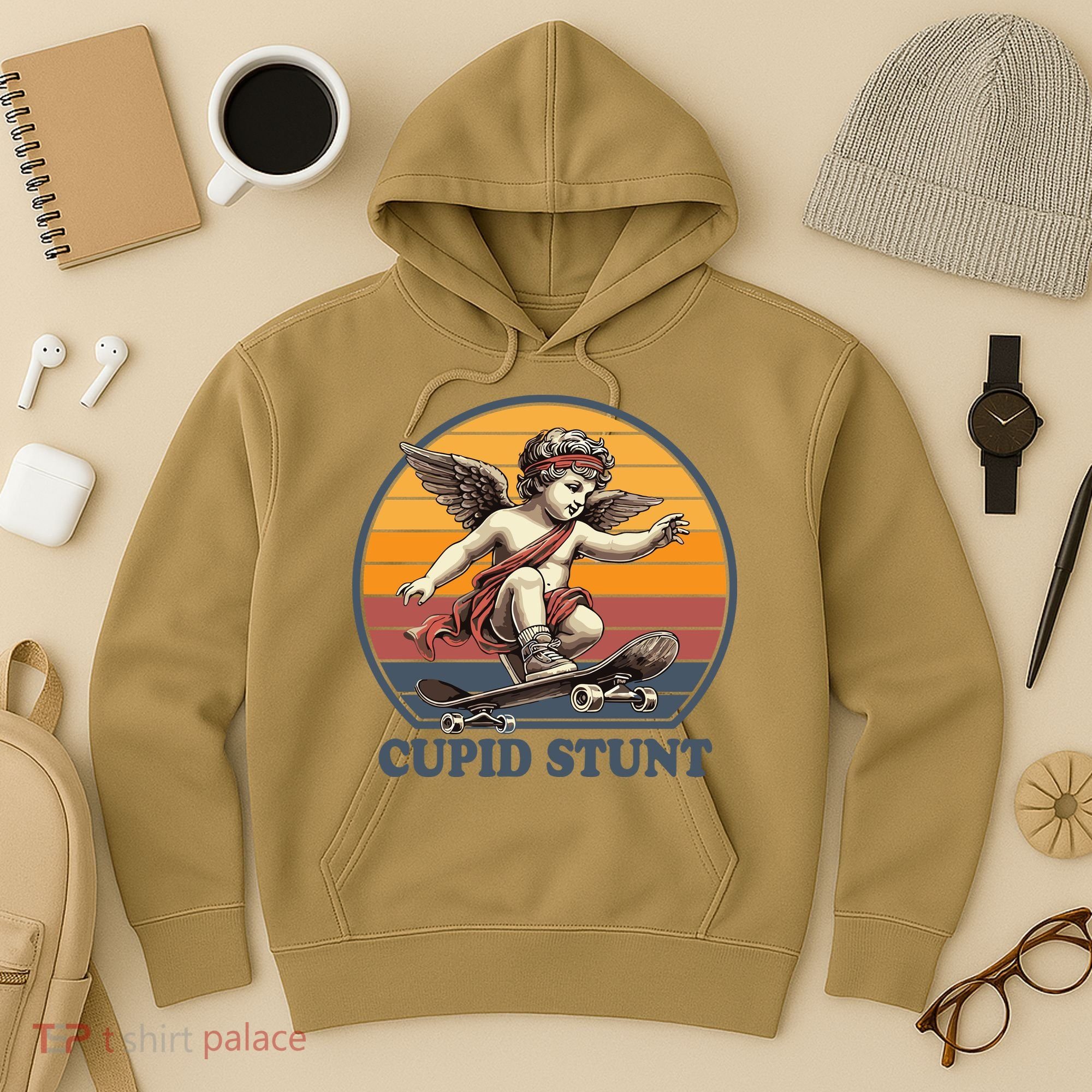 Retro 1970S Cupid Stunt Hoodie