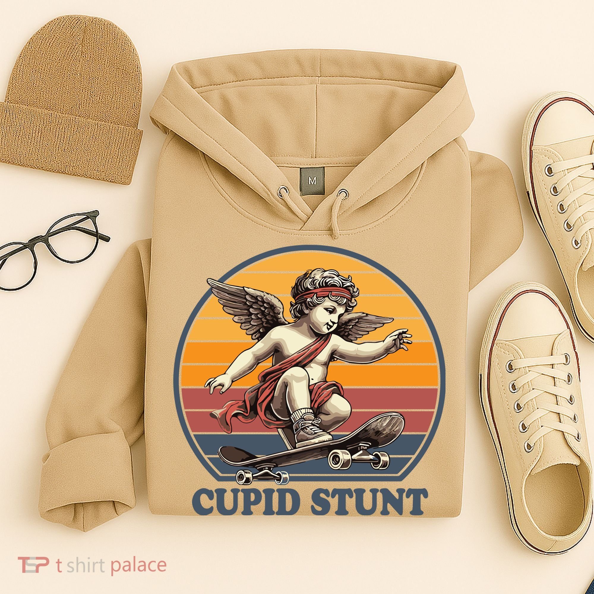 Retro 1970S Cupid Stunt Hoodie