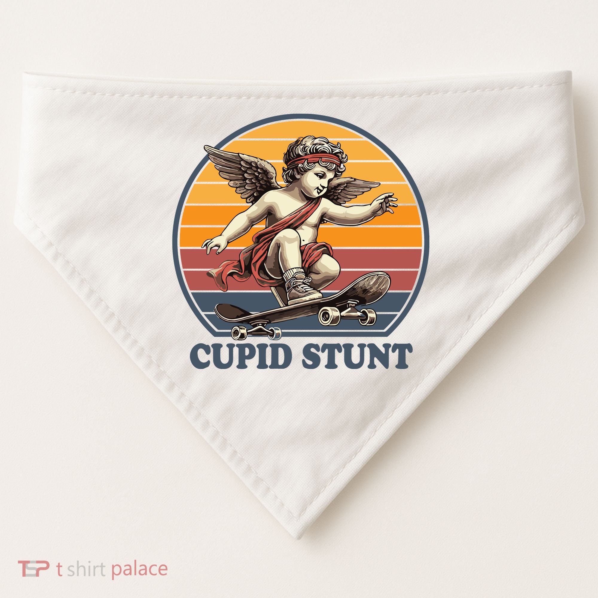 Retro 1970S Cupid Stunt USA-Made Doggie Bandana
