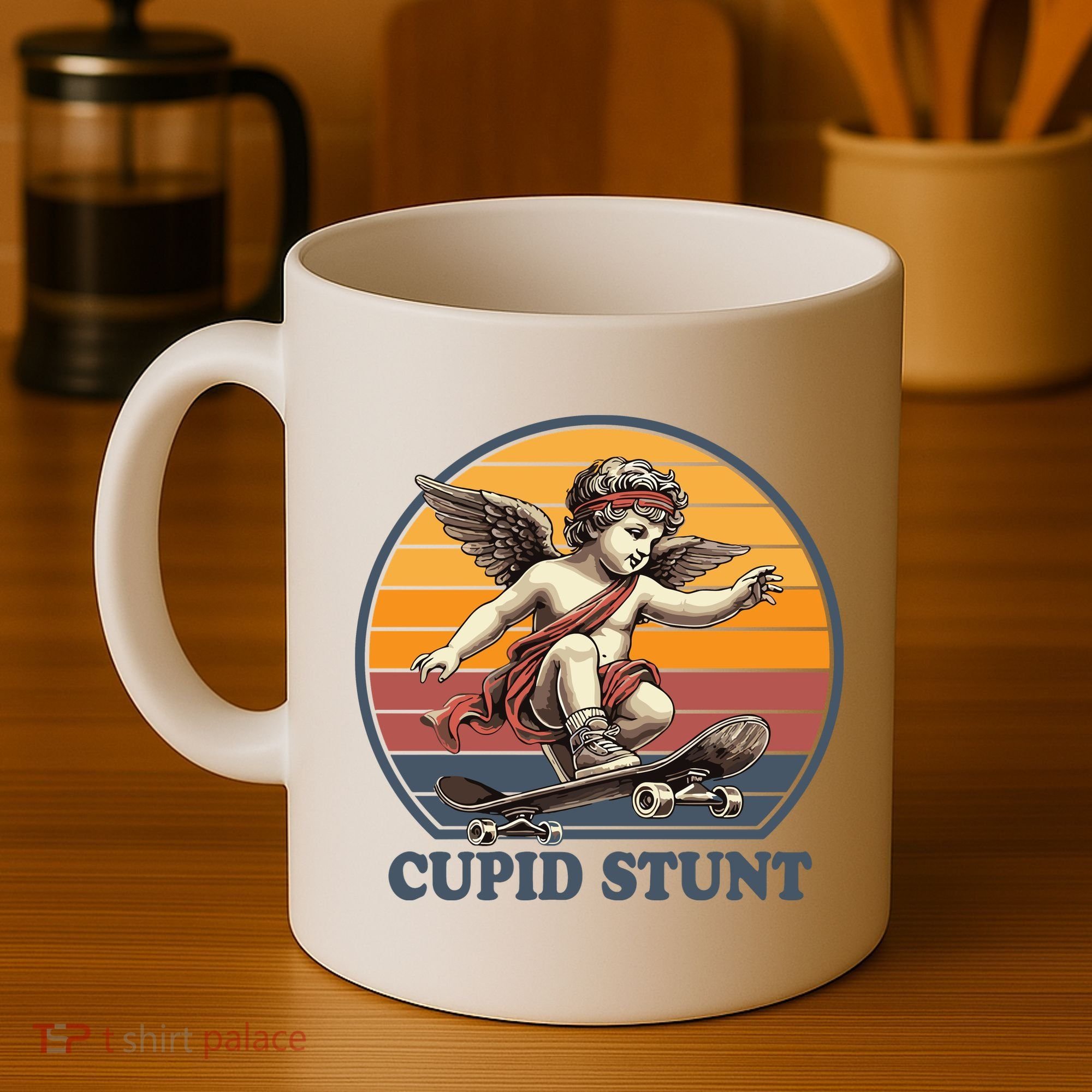 Retro 1970S Cupid Stunt Coffee Mug