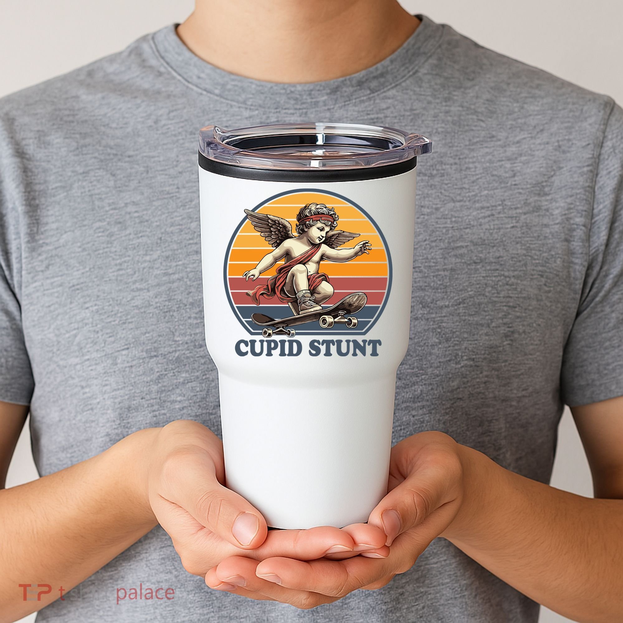 Retro 1970S Cupid Stunt Tumbler