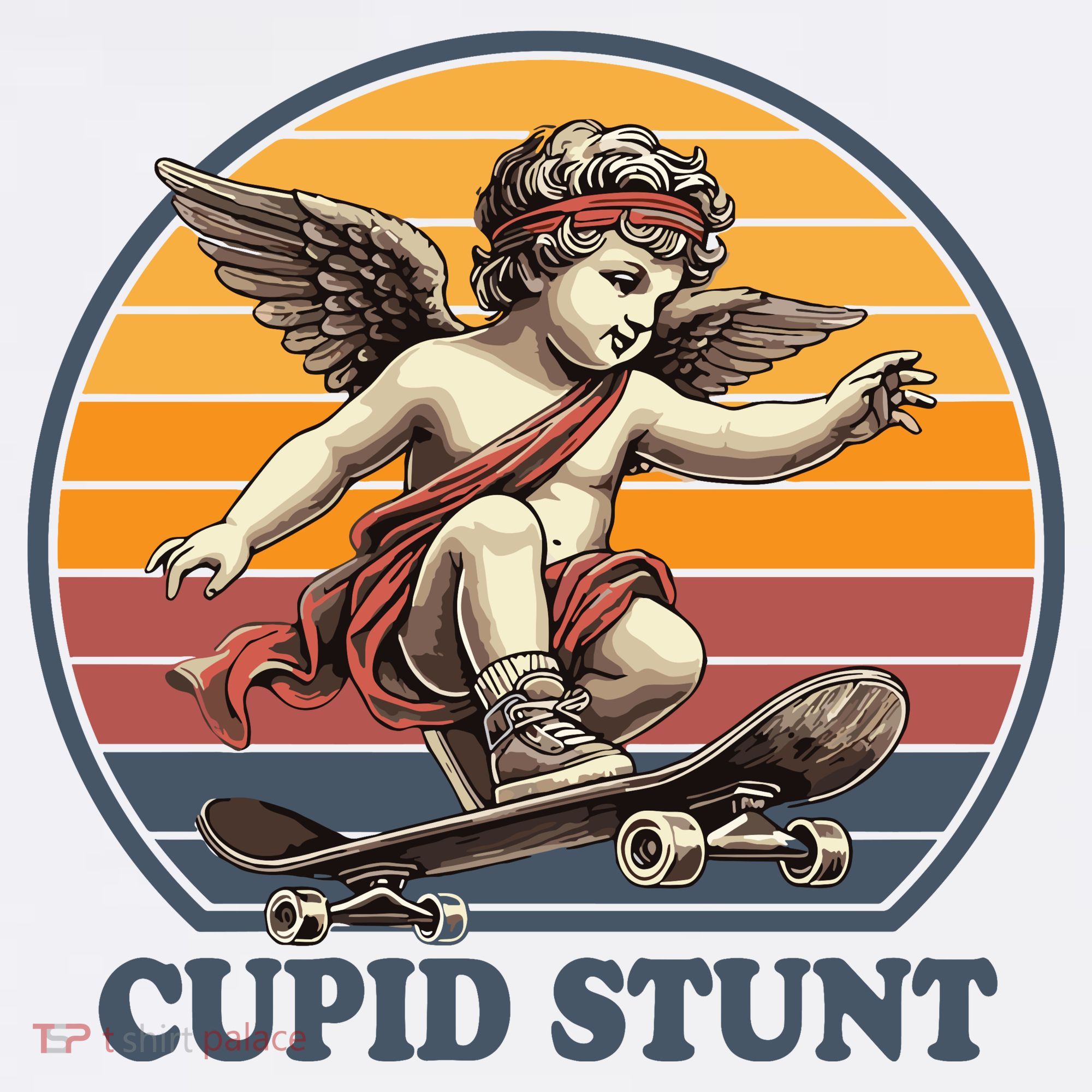 Retro 1970S Cupid Stunt Ornament