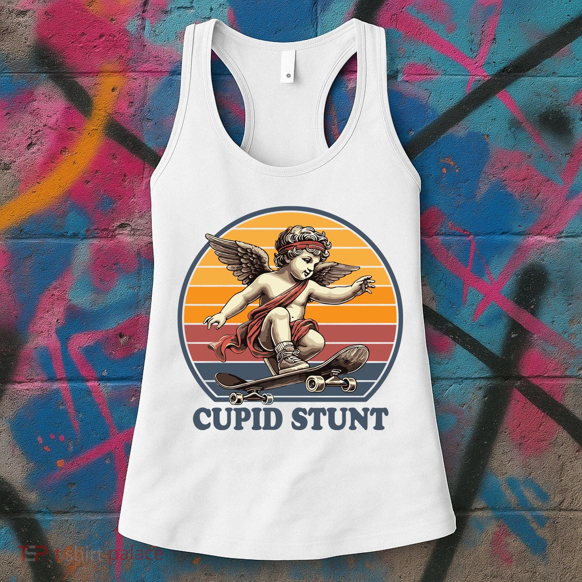 Retro 1970S Cupid Stunt Women's Tank Top