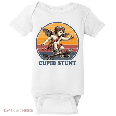 Retro 1970S Cupid Stunt Baby Bodysuit